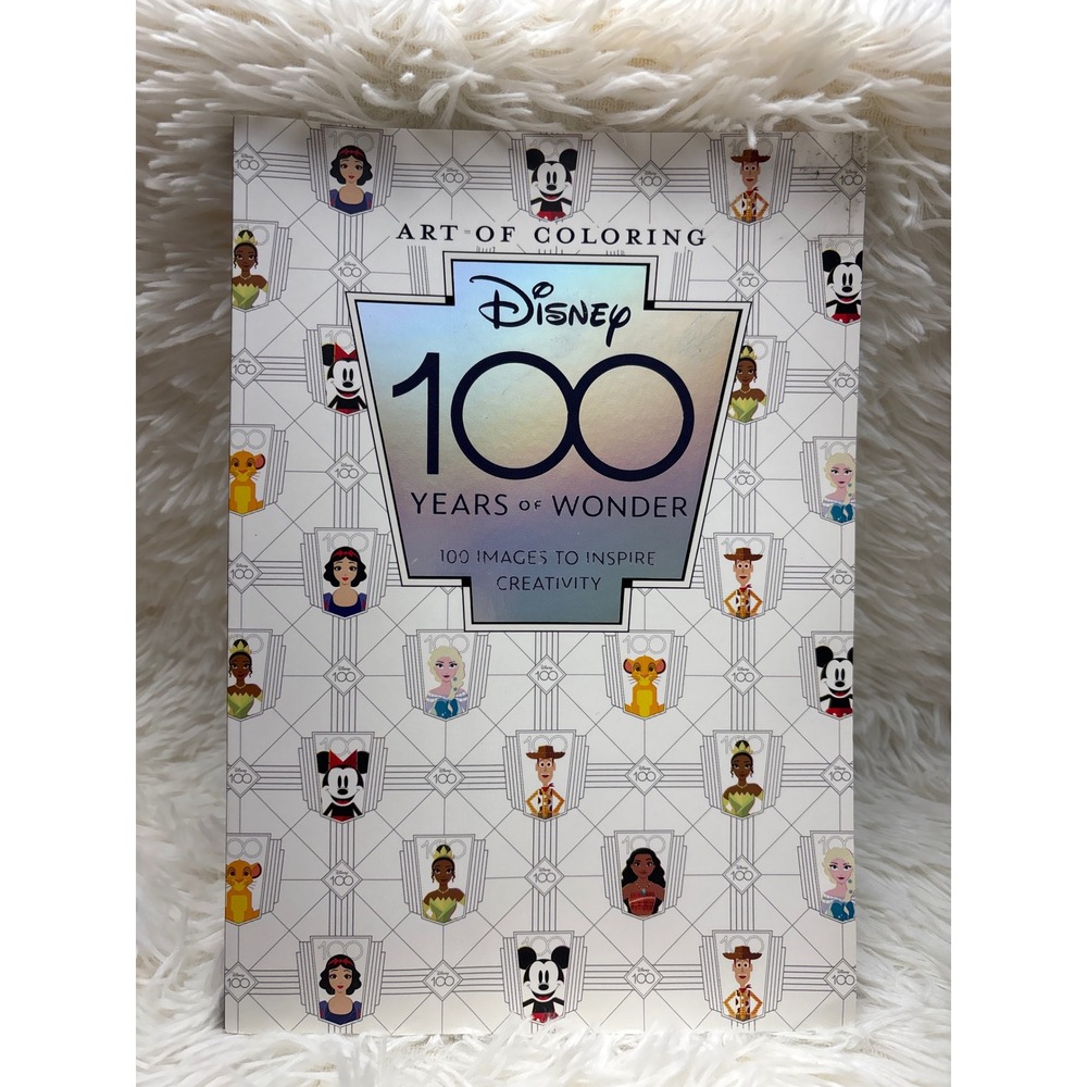 Disney 100 Years of Wonder Art of Coloring Book 100 Images to Inspire Creativity